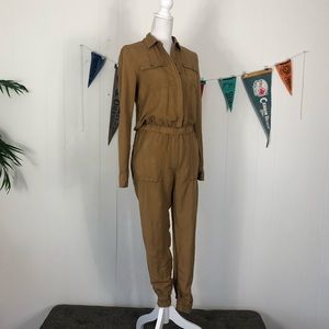 Linen/Rayon Blend Ann Taylor Loft Jumpsuit